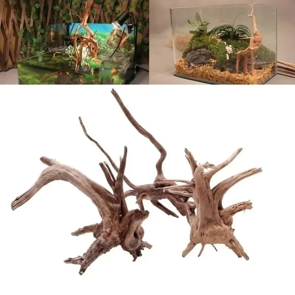 Aquarium Driftwood - 15-20CM Natuurlijk Drijfhout Aquariumdecoratie - Premium