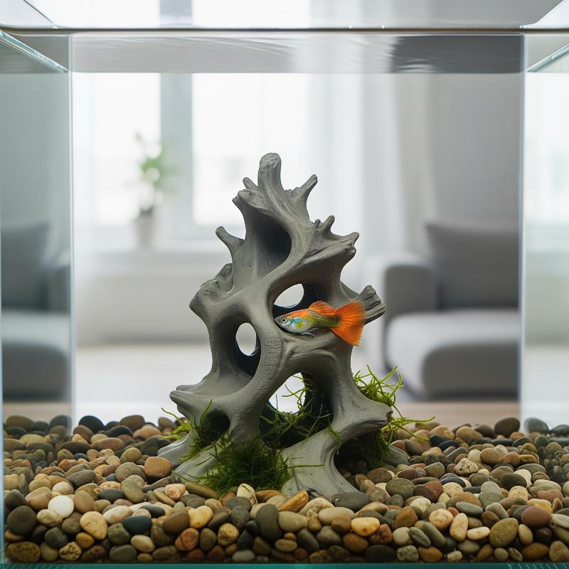 Aquarium Driftwood - Verborgen, natuurlijk houten visgrotje met meerdere