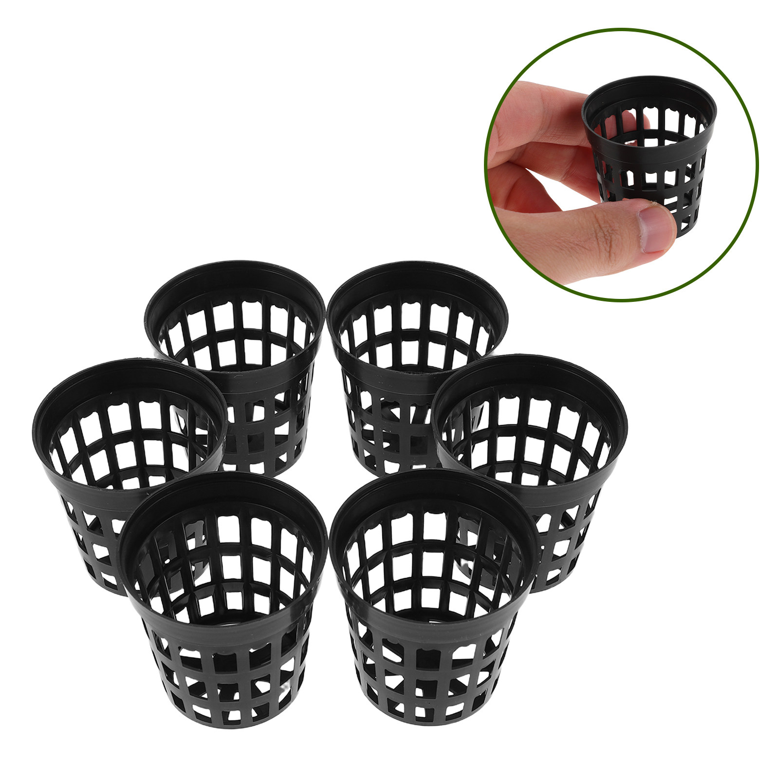 Planted Tank - 40 stuks aquariumplantenhouder, plastic mand met