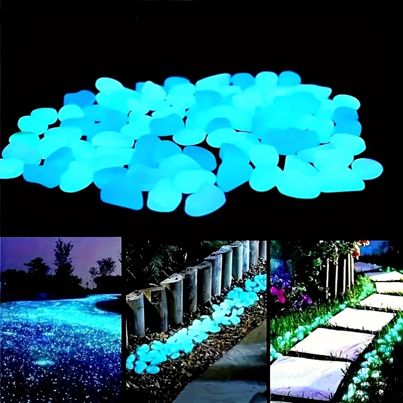 Plant Aquarium Pot - 100 stuks lichtgevende harsstenen, die in