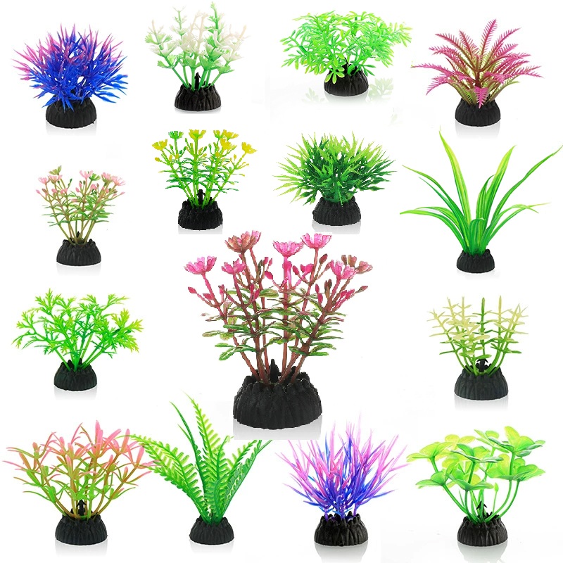Aquarium Plant Substrate - Simulatie Kunstplanten PVC Onderwater Water Onkruid