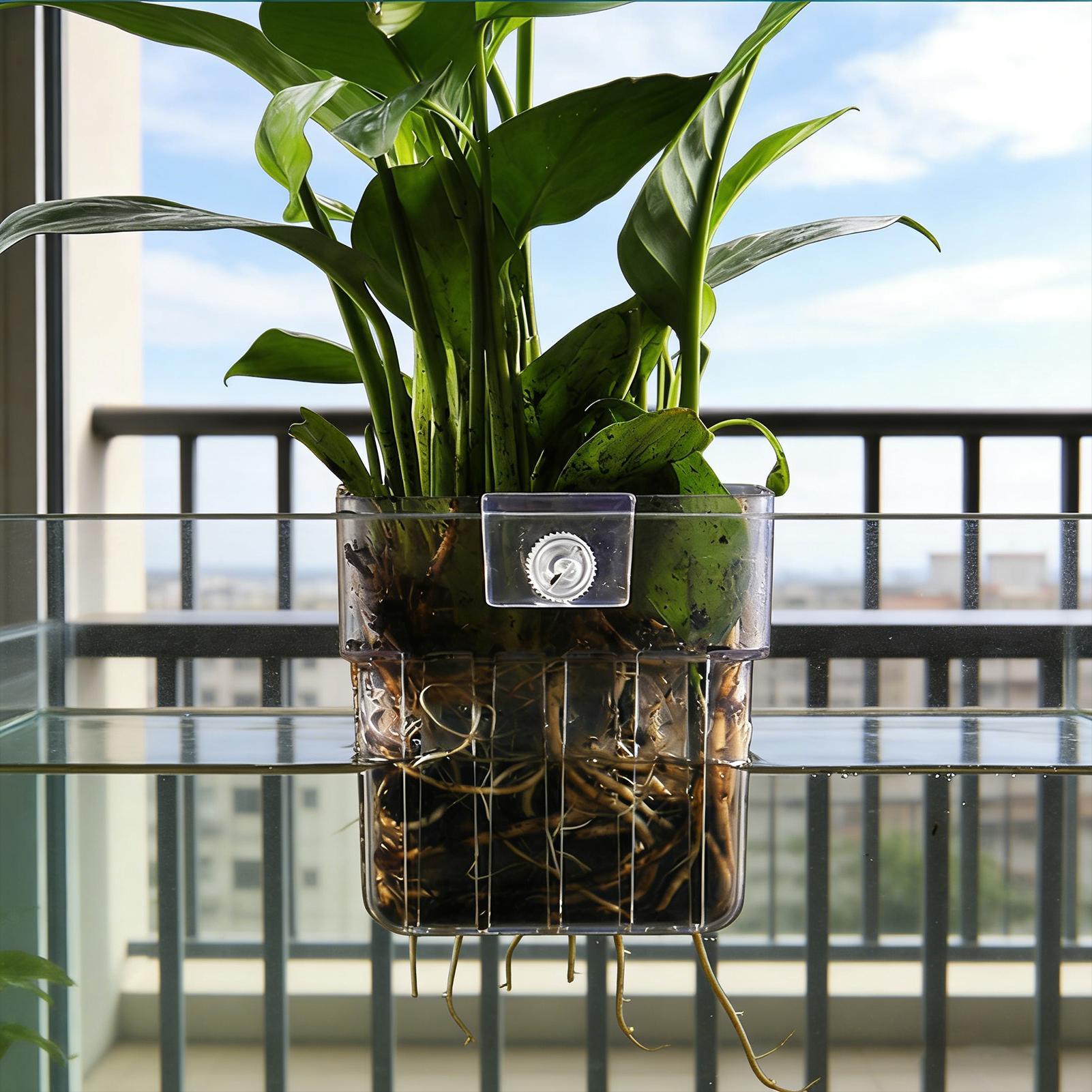 Transparante ophangbare aquari - Plant Aquarium Pot recensie en prijs