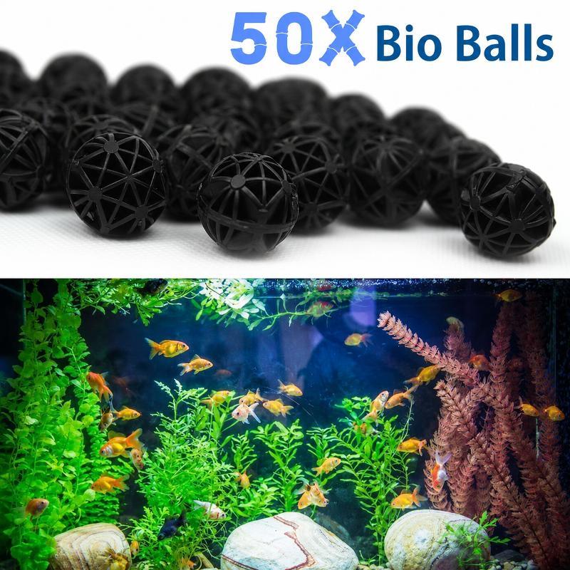 50 stuks 16mm aquarium biofilt - Planted Aquarium Cleaning recensie en prijs