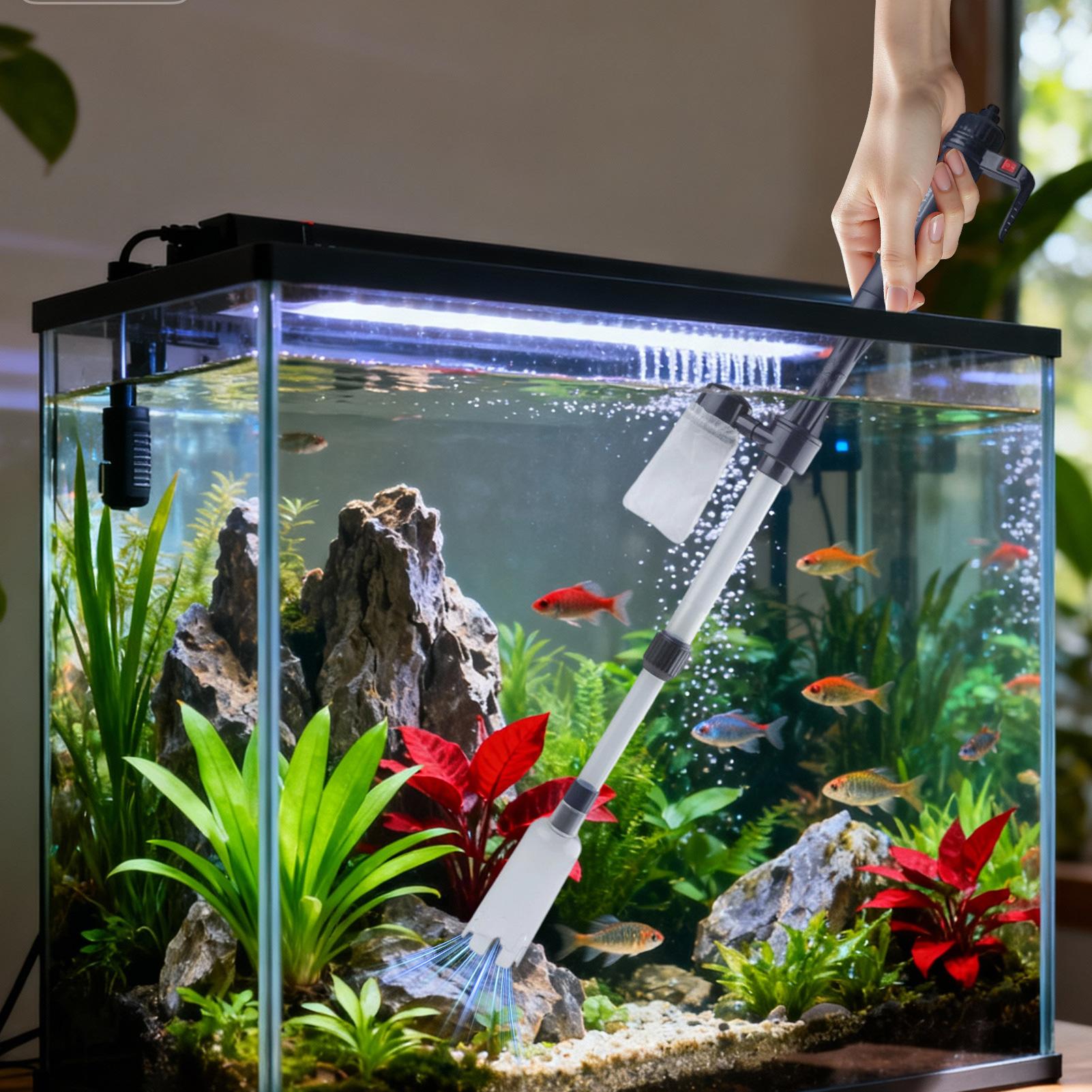 Aquariumstofzuiger, verstelbar - Planted Aquarium Cleaning recensie en prijs