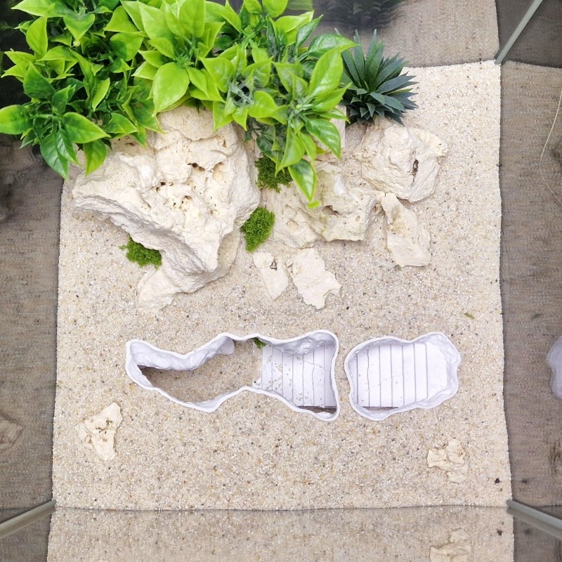 3D-geprinte visaquariumhol, ku - Aquarium Plants Live recensie en prijs