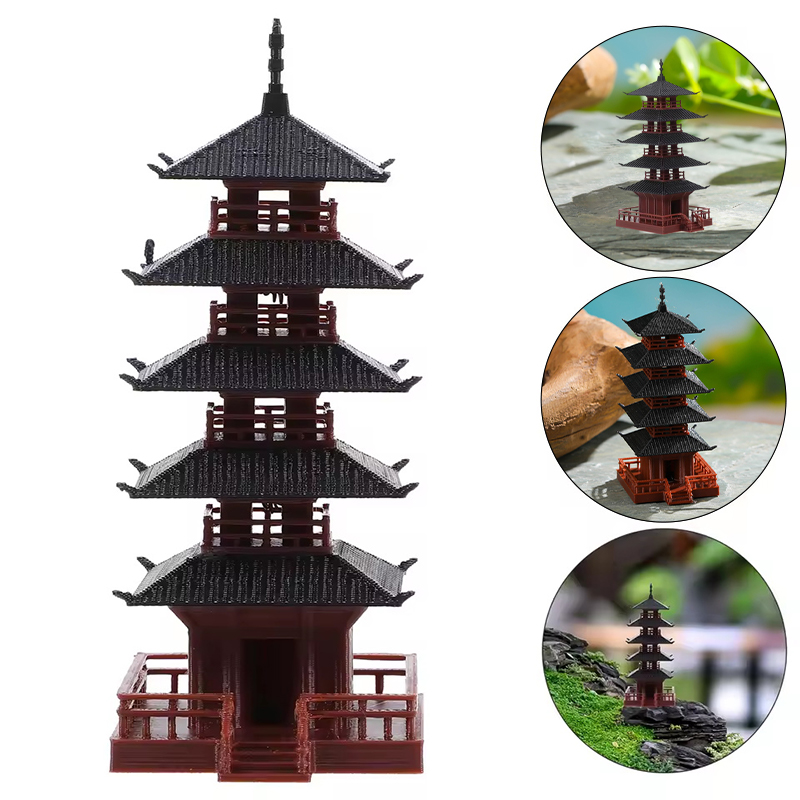 Mini Pagode Standbeeld Oud Geb - Aquarium Moss recensie en prijs